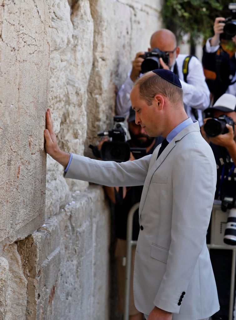 Prince William in Jerusalem June 2018