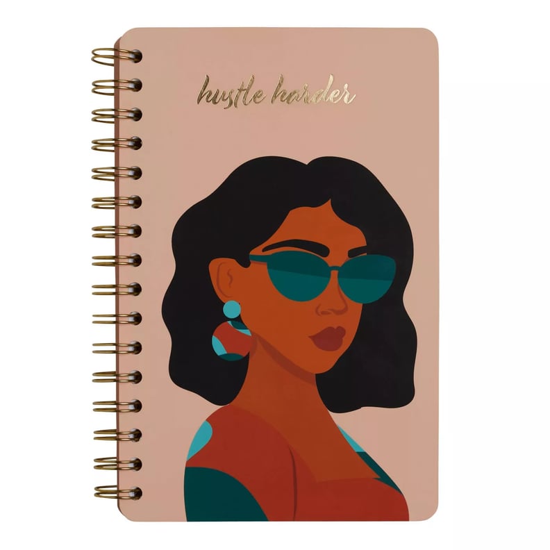 Hustle Harder Lined Spiral Journal