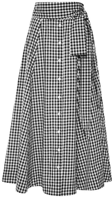 Lisa Marie Fernandez Gingham Skirt | Button-Front Skirts | POPSUGAR ...