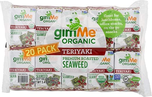 GimMe Snacks Organic Premium Roasted Seaweed