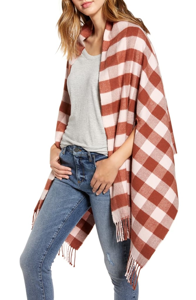 Madewell Small Buffalo Plaid Cape Scarf