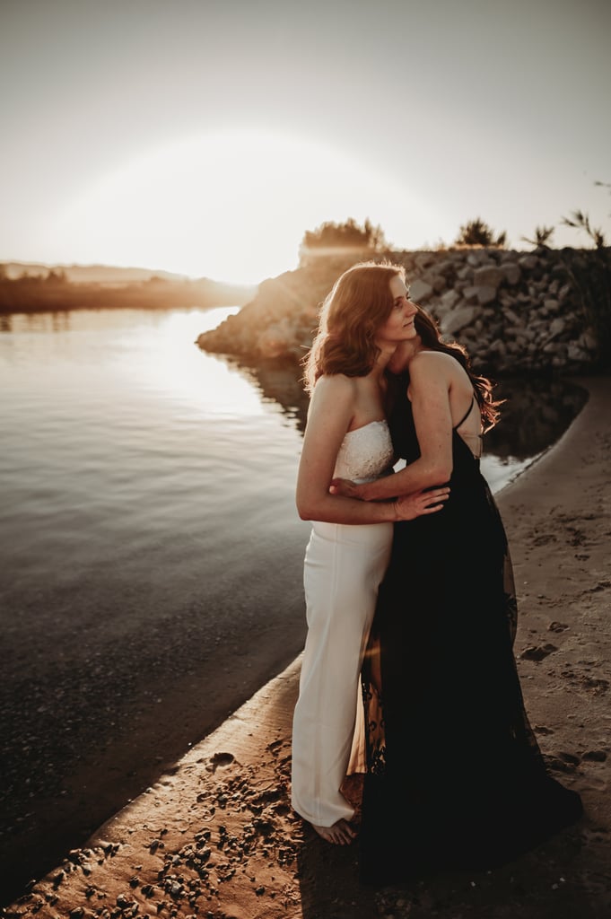 Sexy River Beach Engagement Photo Shoot