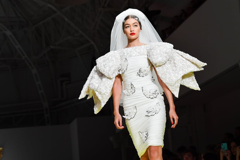 Gigi Hadid as a Bride in Moschino's Spring / Summer 2020 Show