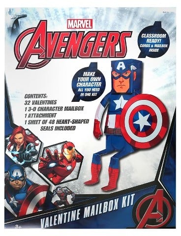 Captain America Valentine's Day Mailbox Kit