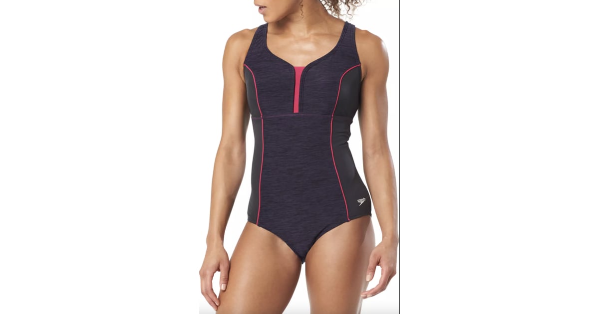 Speedo women's texture new arrivals touchback swimsuit