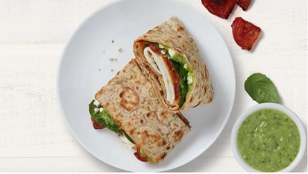 Mediterranean Egg White Wrap