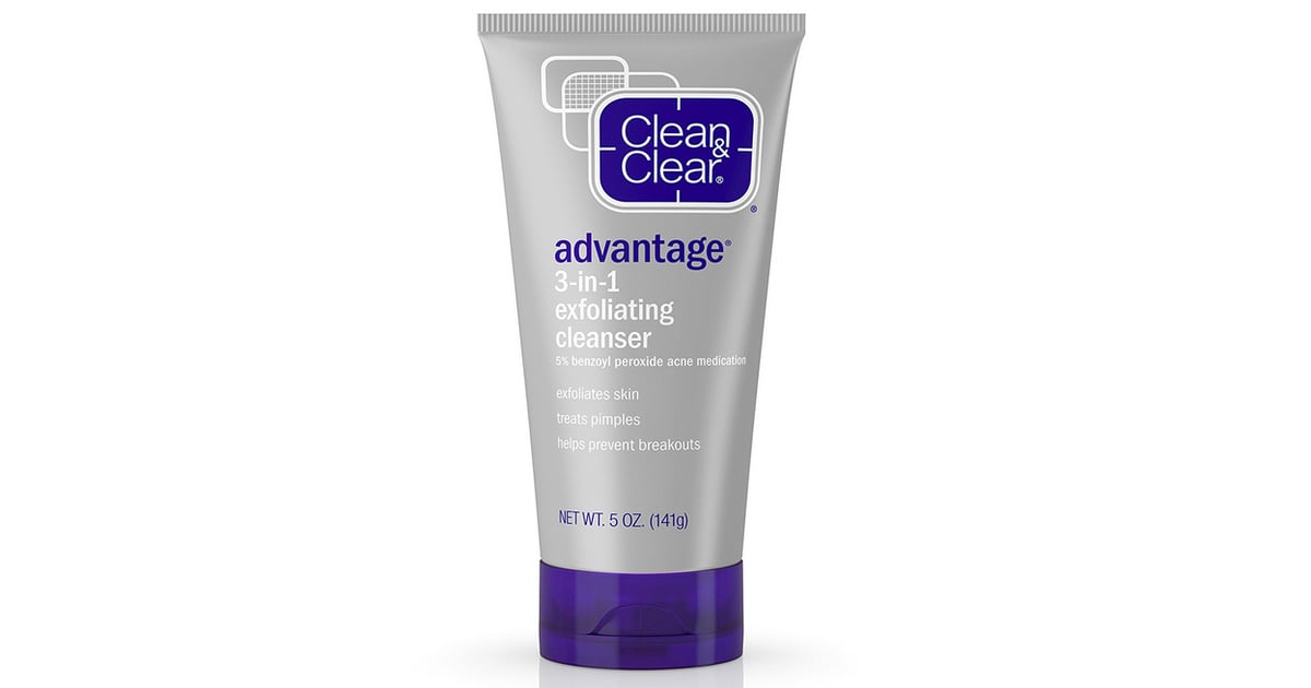 Clean & Clear Advantage 3In1 Exfoliating Facial Cleanser Best