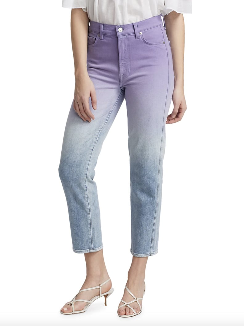 7 For All Mankind Ombré Straight Leg Jeans