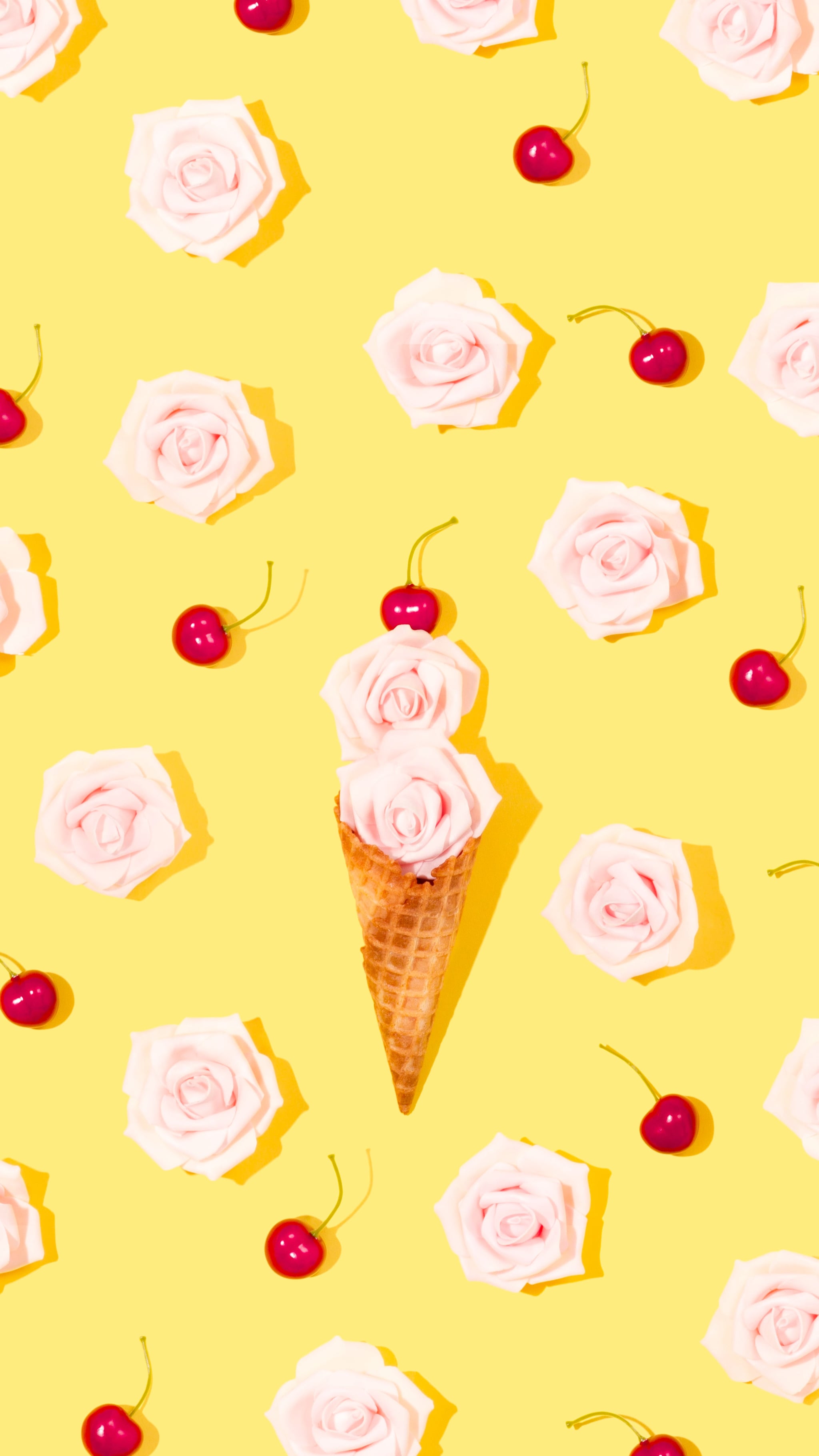 Download Be Sweet Enjoy the vibrant colors of a Cute Cherry Aesthetic  Wallpaper  Wallpaperscom