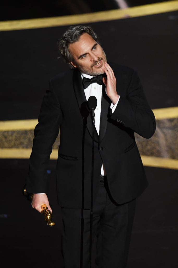 Joaquin Phoenix at the 2020 Oscars