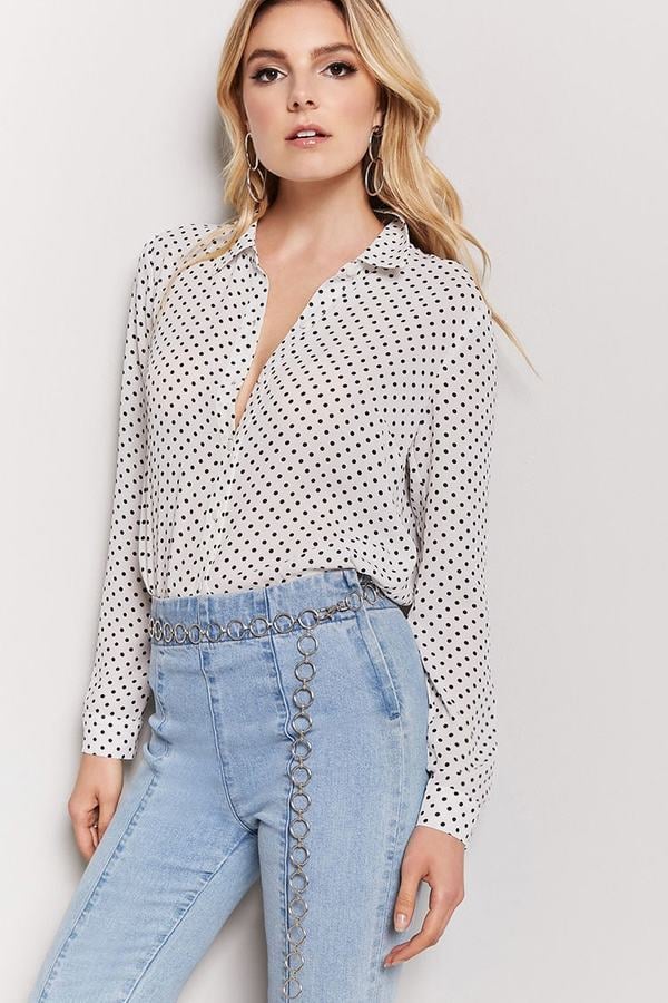 Polka dot tops forever 21 online