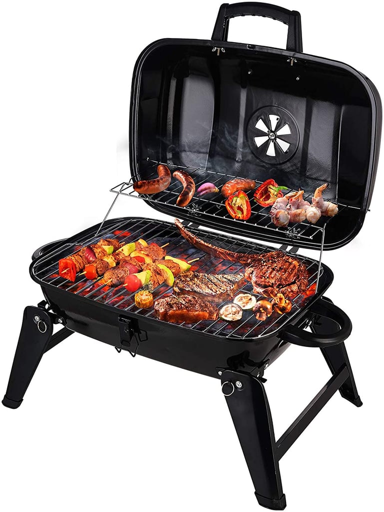 CUSIMAX Charcoal Grill, Portable Grill BBQ and Smoker