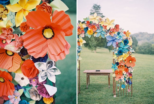 Paper Floral Archway