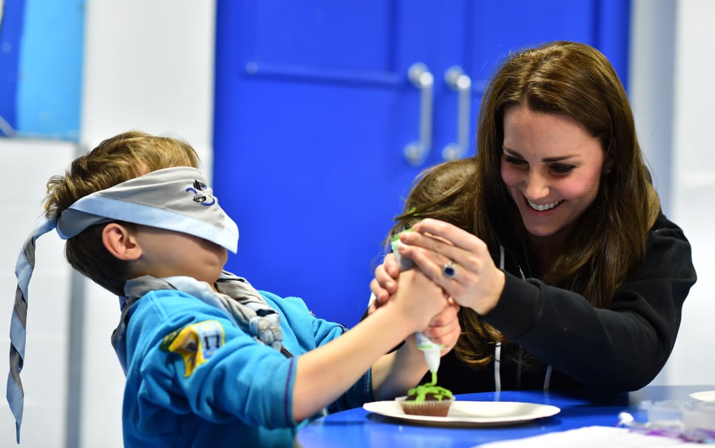 Kate Middleton Visits 23rd Poplar Beaver Scout Colony