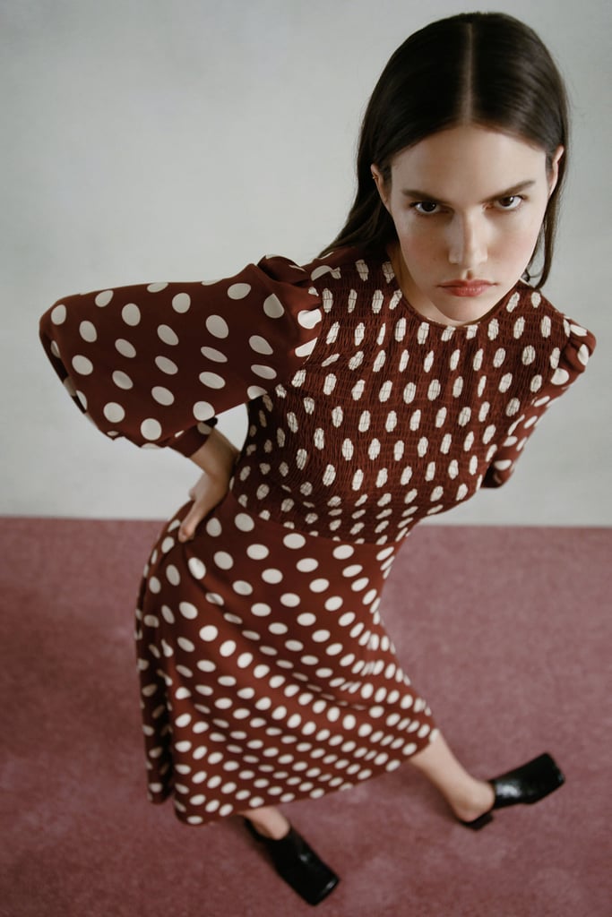 Zara Polka Dot Midi Dress | Best New Clothes For Women | October 20200