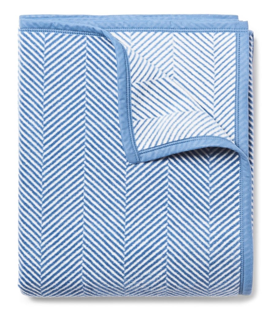 Chappywrap Herringbone Light Blue Blanket