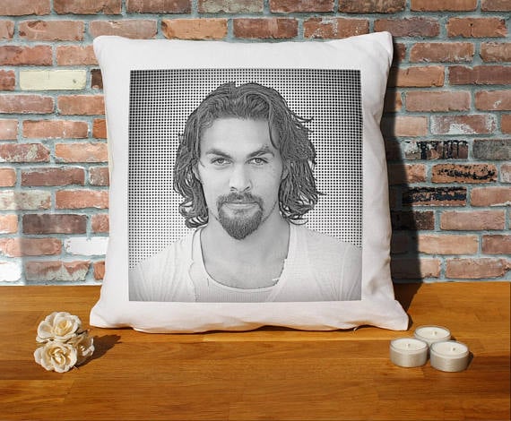 Jason Momoa Throw Pillow