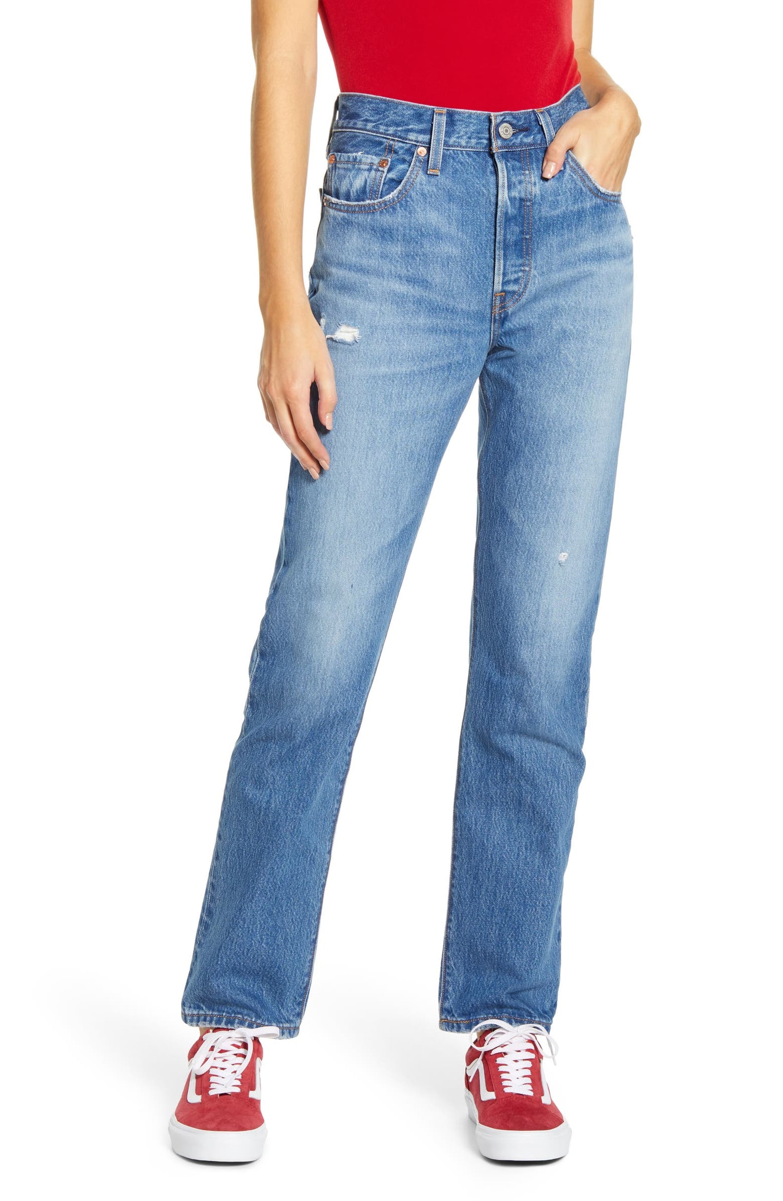 Best Straight-Leg Jeans For Women | POPSUGAR Fashion