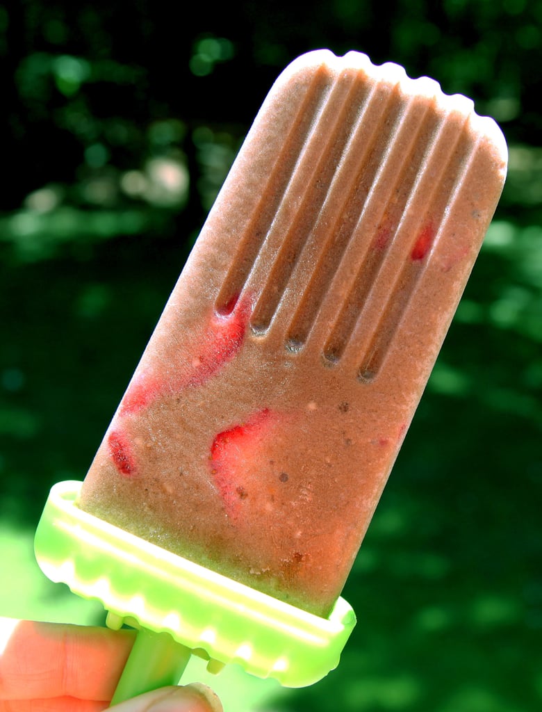 Vegan Strawberry Fudgsicles