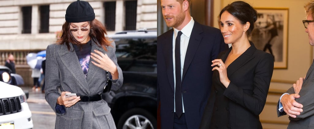 Bella Hadid Just Gave a Sexy Spin to 1 of Meghan Markle's Go-To Outfits
