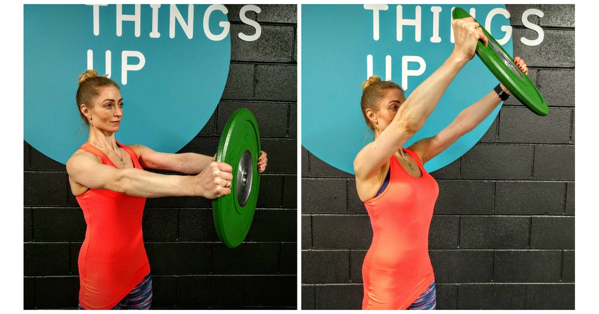 Plate Raise Back and Shoulders Workout POPSUGAR Fitness Photo 1