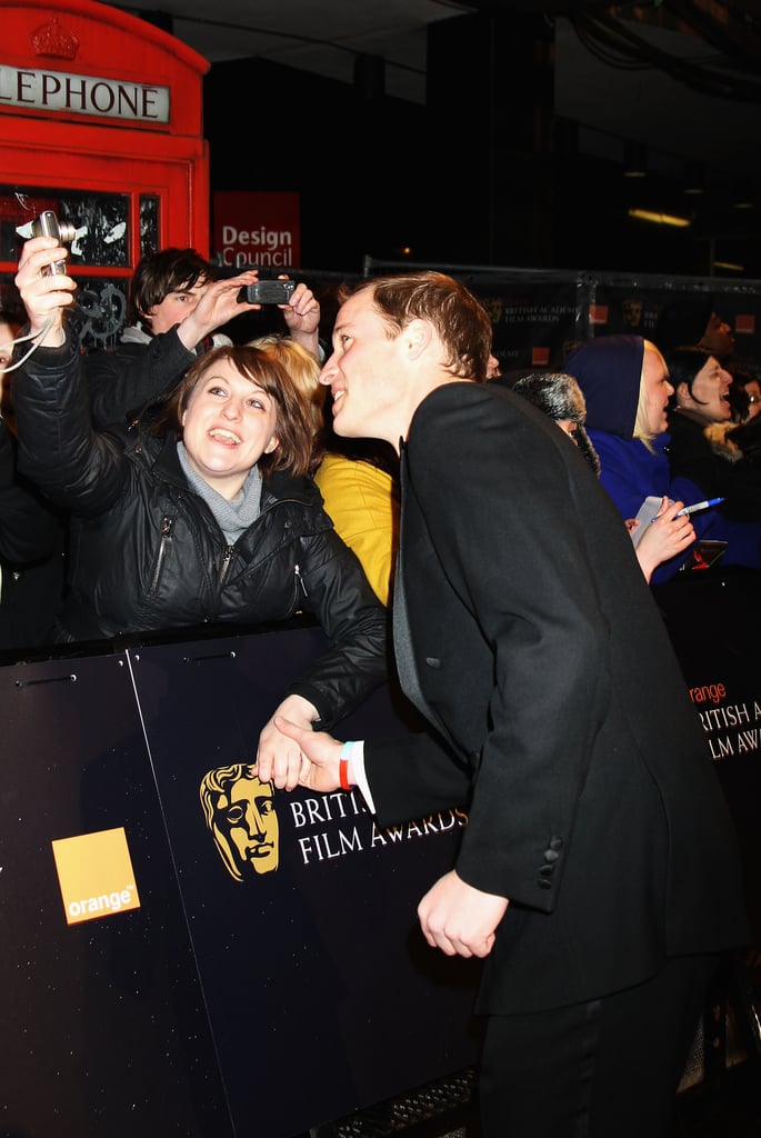 Prince William and Kate Middleton at the BAFTA Awards