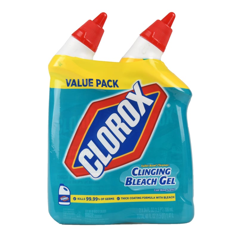 Clorox Toilet Bowl Cleaner Clinging Bleach Gel
