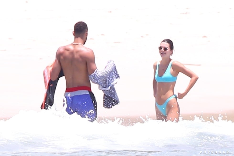 Kendall Jenner's Blue Bikini in Mexico 2018