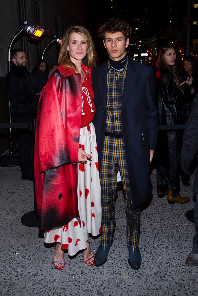 Laura Dern and Son Ellery Harper at Calvin Klein Show 2018