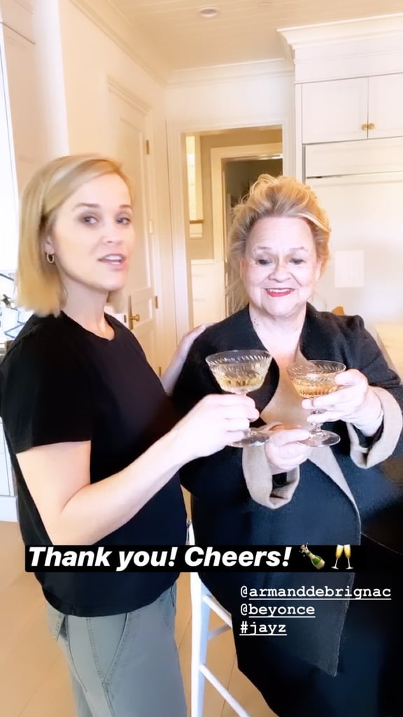 Beyoncé and JAY-Z Send Reese Witherspoon a Case of Champagne