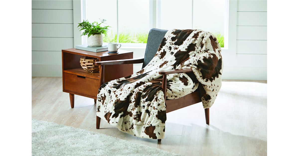 Better Homes And Gardens Cowhide Faux Fur Throw Blanket 13 Cozy Walmart Products That Will Make You Stop Shouting I M So F Cking Cold Every Winter Popsugar Family Photo 4