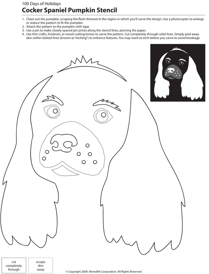 downloadable dog breed pumpkin stencils popsugar pets photo 19