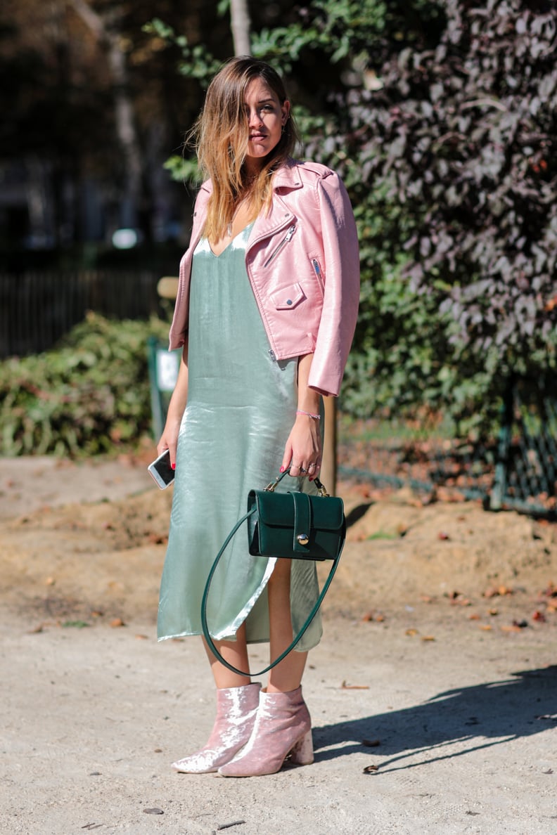 How to Style a Midi Dress With Ankle Boots