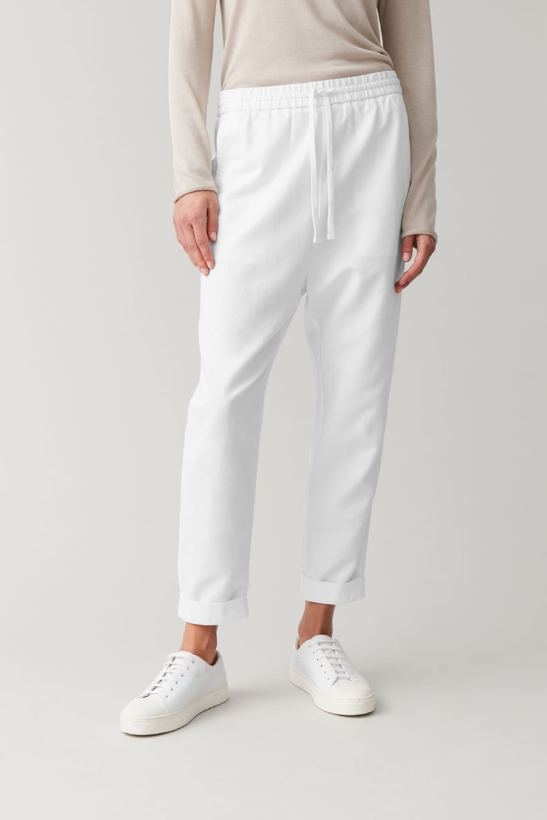 Cos Relaxed Cotton-Linen Trousers
