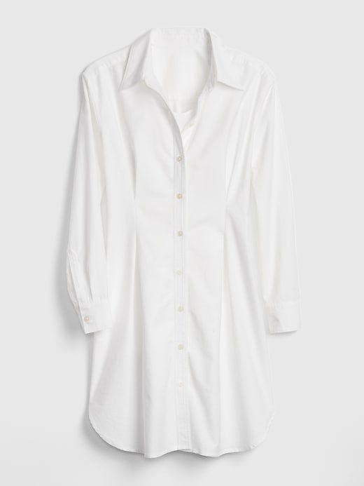 Gap Pleated Oxford Shirtdress