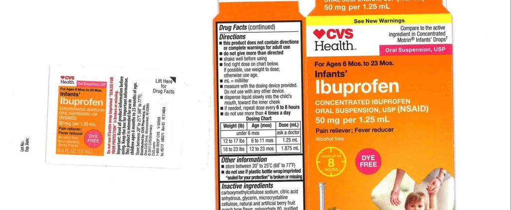 Baby Ibuprofen From Walmart, CVS, Family Dollar Recalled