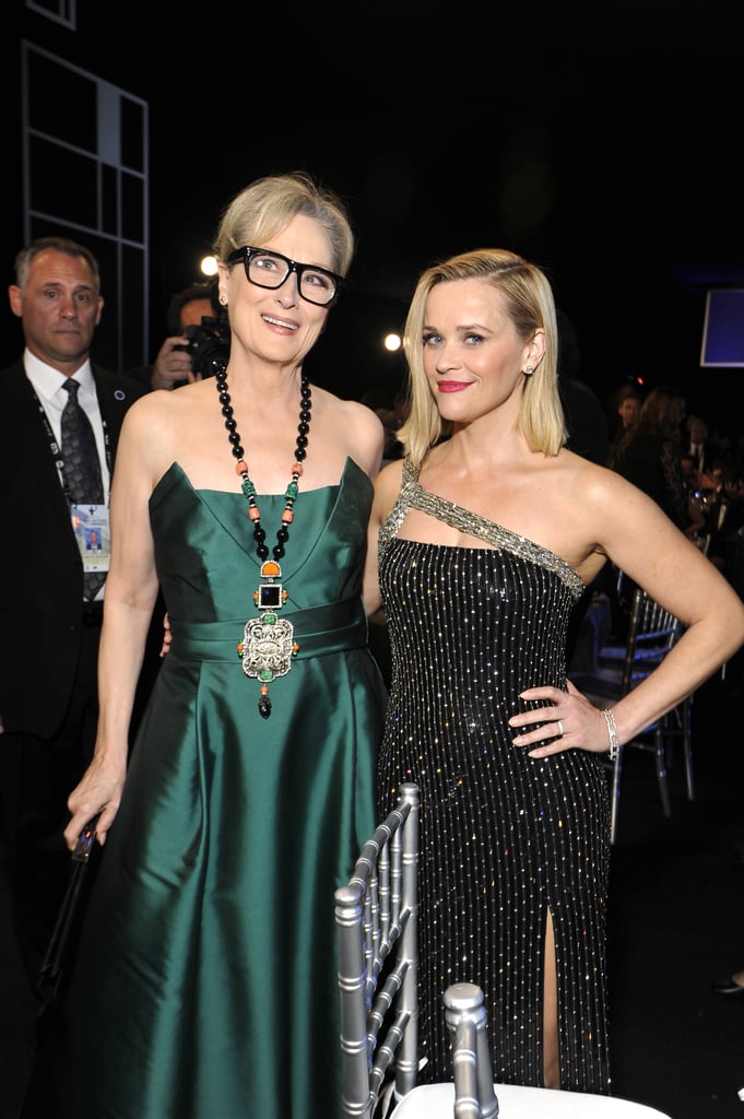 Meryl Streep and Reese Witherspoon at the 2020 SAG Awards
