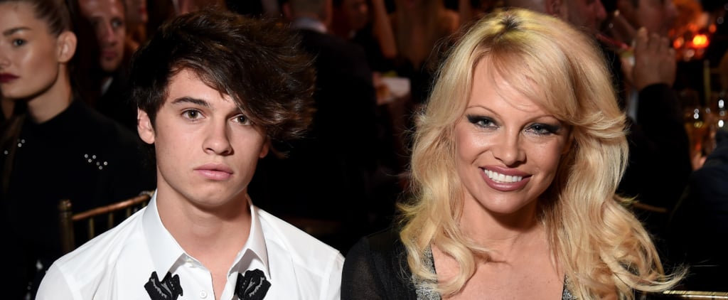 Pamela Anderson and Dylan Lee at Unitas Gala 2016