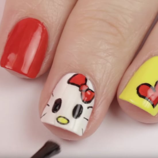 Hello Kitty Nail Tutorial