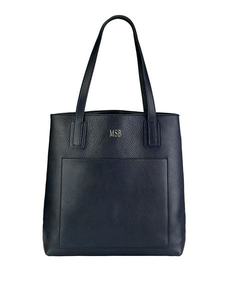 Metro Pebble Grain Leather Tote Bag