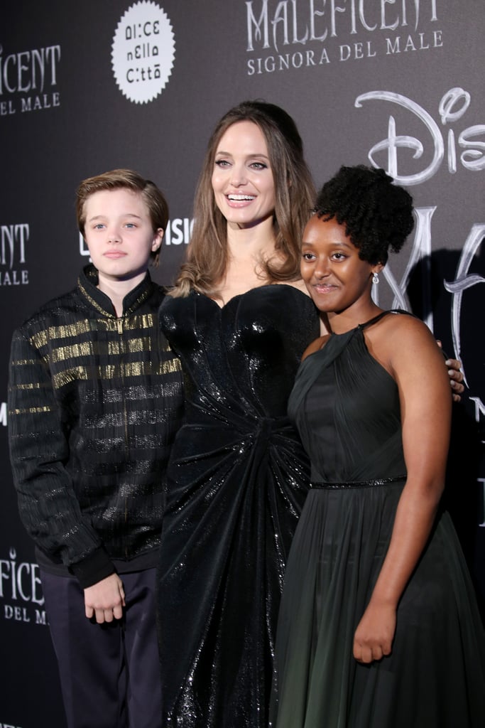 Angelina Jolie and Her Kids Maleficent 2 Press Tour Photos