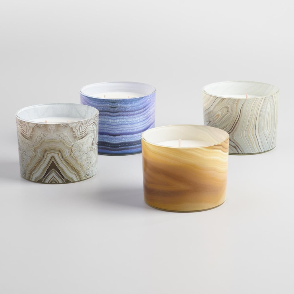 Agate Stone Candle ($15)