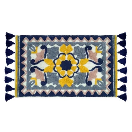 Malia Medallion Tufted Bath Rug