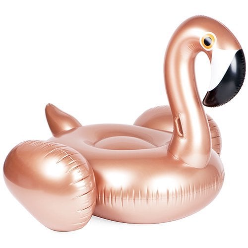 Rose Gold Flamingo Pool Float