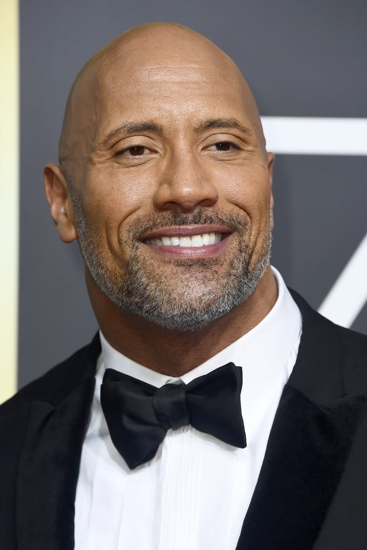 Dwayne Johnson and Simone Johnson at the 2018 Golden Globes | POPSUGAR Celebrity Photo 3