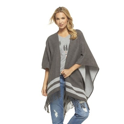 TOMS For Target Women's Ruana/Poncho Gray