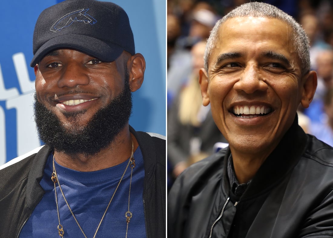 LeBron James and Barack Obama on The 