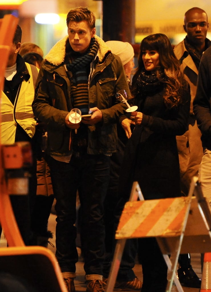 Glee Filming Candelight Vigil