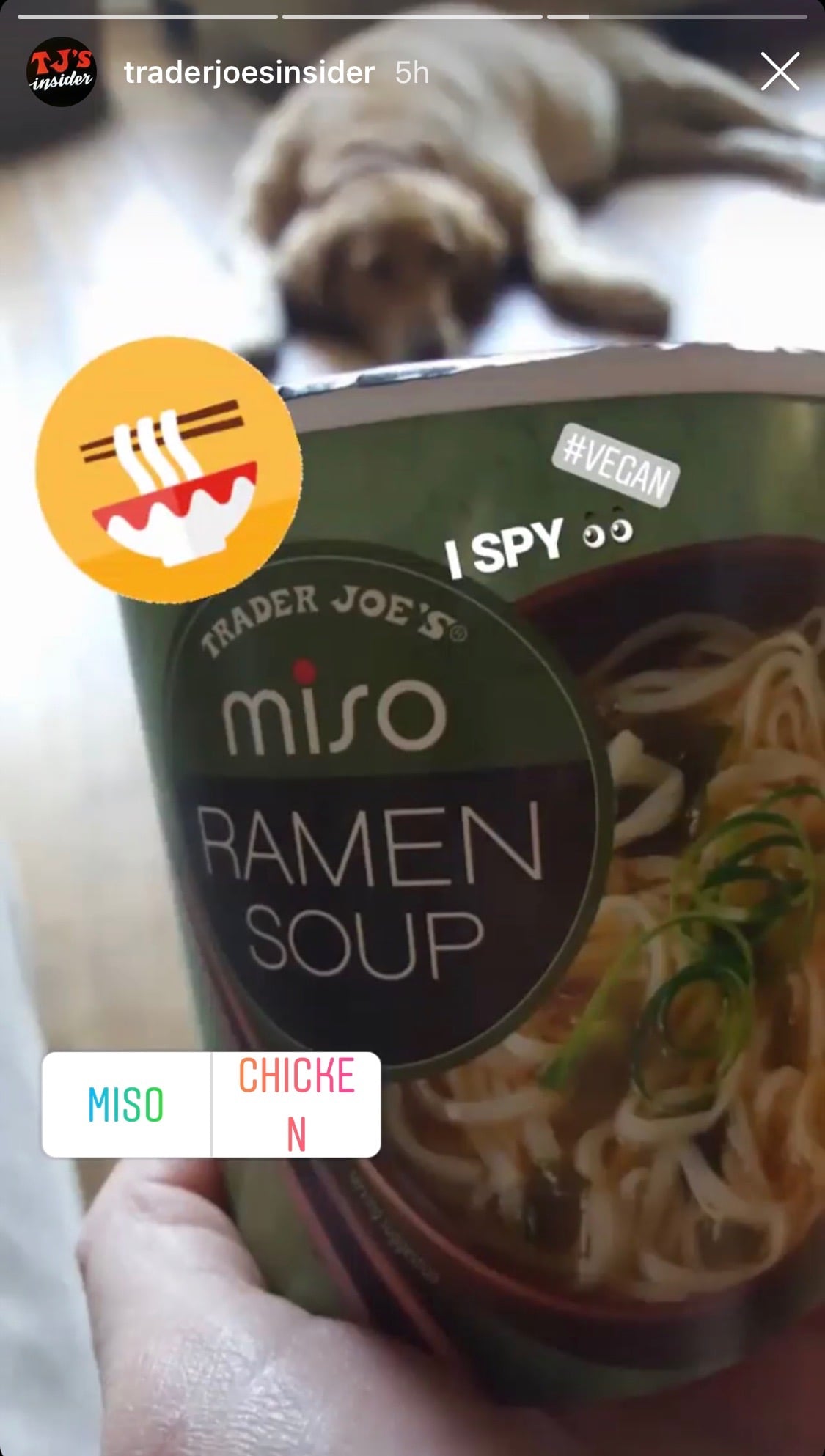 Trader Joe S Chicken And Miso Instant Ramen 2018 Popsugar Food