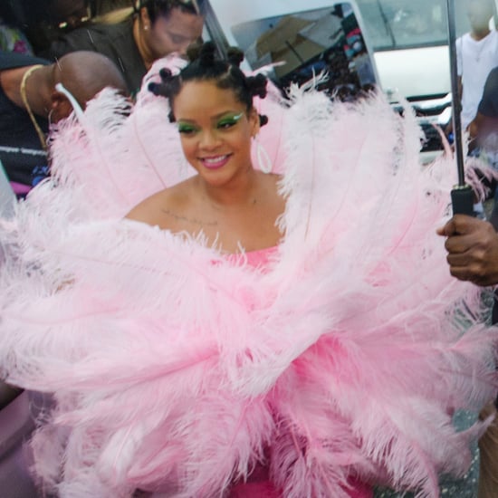 Rihanna's Bantu Knots at Crop Over Festival